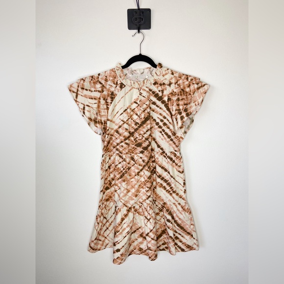 Marie Dress - Crosshatch :: Dove